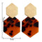 Fashion Women Statement Boho Geometric Big Pendant Ear Stud Dangle Drop Earring