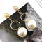 Earring set for women, hoop earrings, pearl earrings, small earrings