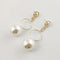 Earring set for women, hoop earrings, pearl earrings, small earrings