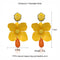 Flower Earrings Exaggerated Flower Earrings