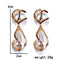 Fashion Imitation Pearl Drop Earring Colorful Teardrop Rhinestone Faux Pearl Earrings Charm Women Statement Bijoux Jewelry