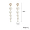 Fashion imitation pearl long earrings size pearl tassel earrings earrings women