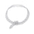 All-match Rhinestones Choker Necklace Fashion Silver Color Temperament Hip Hop Trendy Personality Chokers Necklaces/Bracelet