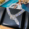 All-match Rhinestones Choker Necklace Fashion Silver Color Temperament Hip Hop Trendy Personality Chokers Necklaces/Bracelet