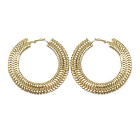 Luxury female DJ Night Club Punk Exaggerated Single Metal Circle Circle Earrings Dangle Studs Ear Drop Free Shipping