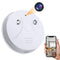 Hidden Camera Smoke Detector WiFi, 1080P HD Spy Camera Wireless Covert Nanny Cam Baby Monitor Cam with Night Vision Motion Detection Live Camera Security Mini Cam for Home and Office No Audio