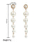 Fashion imitation pearl long earrings size pearl tassel earrings earrings women