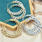 Special Design Cuban Link Chain Hoop Earrings Ins Popular Style Earrings for Women Gift