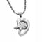 His & Hers Matching Set Necklace Pendants,Heart Shape, Lock & Key