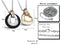 His & Hers Matching Set Necklace Pendants，GX606