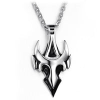 Stainless Steel Pendant Necklace for Mens Boys Cool Spearpoint Arrowhead Pendant,No Chain,Pendant Only