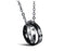 His & Hers Matching Set Necklace Pendants,Rings,Stainless Steel Couple Pendants