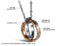 His & Hers Matching Set Necklace Pendants,Rings,Stainless Steel Couple Pendants