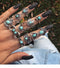 11-Piece Turquoise Ring Set for Women