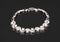 Women Fashion Crystal Bracelet 18K White Gold Plated Bracelet,Wave