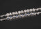 Women Fashion Crystal Bracelet 18K White Gold Plated Bracelet,Wave