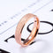 Dazzling Stardust Rose Gold Stainless Steel Ring for Girls & Women