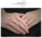 Ideas Romantic Stainless Steel Frosted surface Real Love Couple Rings Jewelry For Lovers Wedding Engagement Rings