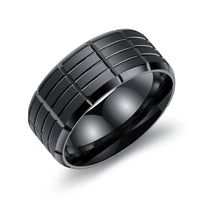 Fashion Simple Design Elegant Cool Black Cheap Men's Ring Light Ring