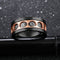 Men Jewelry Titanium Steel ring Rotating Roman Numbers Rings