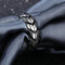 6MM Stainless Steel Mens Rings Grooved Arrow Bands for Boys, Size 7-11