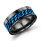 Chain Rotating Ring Stainless Steel Rings for Men