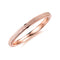 Women's Stainless Steel 2MM Thin Stackable Midi Rings Silver Rose Gold Engagement Wedding Bands