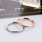 Women's Stainless Steel 2MM Thin Stackable Midi Rings Silver Rose Gold Engagement Wedding Bands