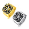 Marlary Punk Style Design Gold Filled Ring Designs For Men