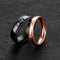 Couple's Matching Ring "His Queen" or "Her King", Men's or Women's Matching Engagement Wedding Band in Stainless Steel