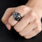 Mens Fashion Vintage Gothic Biker Dragon Claw Skull Stainless Steel Ring Band Punk Rock