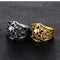 Mens Fashion Vintage Gothic Biker Dragon Claw Skull Stainless Steel Ring Band Punk Rock