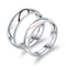 Edges Brushed Wedding Band Male Engagement Rings For Women Tungsten Ring