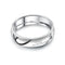 Edges Brushed Wedding Band Male Engagement Rings For Women Tungsten Ring