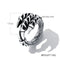 Dragon Claw Ring Stainless Steel Men's Ring Domineering Vintage Jewelry