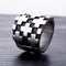 European and American Fashion Men's Rock Punk Ring Cross Retro Titanium Steel Casting Ring Wide Wide Men's Ring