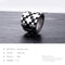 European and American Fashion Men's Rock Punk Ring Cross Retro Titanium Steel Casting Ring Wide Wide Men's Ring