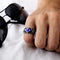 Men’s Titanium Steel Ring Exaggerated Retro Large Wide Medical Sign Index Finger Ring Jewelry