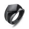 Rhombus Design Thumb Ring Jewellery for Men Black/Silver/Gold Tone Stainless Steel Signet Rings