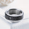 Stainless steel ring men rings for men luxury brand fashion trend Rotatable retro Bible cross black Titanium Steel finger ring