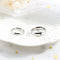 Jewels Galaxy Splendid AD Silver Plated Mesmerizing Romantinc Love Couple Rings For Women/Girls