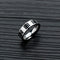 Titanium bands for mens stainless steel band rings for mens Eight Diagrams pattern rings hip-pop rock finger rings for boys gifts