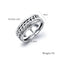 Stainless Steel Spinner Ring Band for Anniversary, Mens Rotatable Ring Relieving Anxiety and Stress