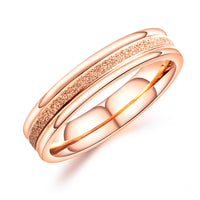 Fashion Stainless Steel Charming Rose Gold Matte