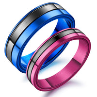 Stainless Steel Couple Rings for Boyfriend and Girlfriend