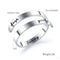 Adjustable Open Ring for Women Men Stainless Steel Free Size Unisex Finger Rings Fashion Jewelry Gifts