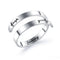 Adjustable Open Ring for Women Men Stainless Steel Free Size Unisex Finger Rings Fashion Jewelry Gifts