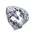 Rock Style Fashion 316L Stainless Steel Jewelry Men Spartan Warrior Helmet Ring