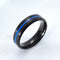 Simple Blue Line Rings for Men Stainless Steel Simple Ring Finger Anniversary Engagement Party Male Jewelry