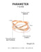 Rose Gold Double Simple Design with Logo New Custom Fashion Zircon Stone Women Cross Ring